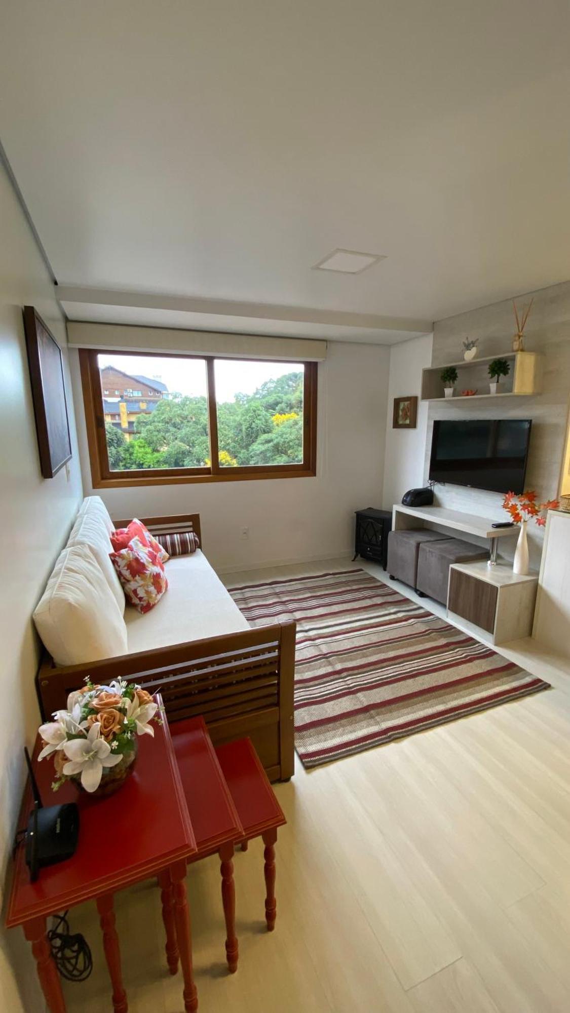 Apartamento no Centro de Gramado - Solar da Encosta Exterior foto